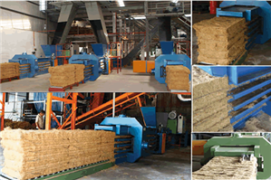 Automatisk Palm Fiber Baling Machines