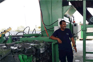 Heavy Duty Semi Automatic Balers for Pressing PET Bottles